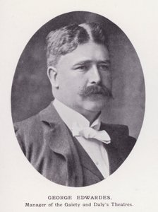 Prominent Men of London: George Edwardes (zdjęcie czarno-białe) autorstwa English Photographer