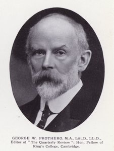 Prominent Men of London: George W Prothero (zdjęcie czarno-białe) autorstwa English Photographer