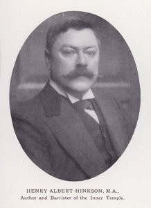 Prominent Men of London: Henry Albert Hinkson (zdjęcie czarno-białe) autorstwa English Photographer