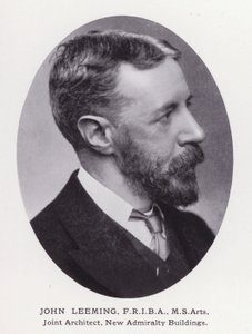 Prominent Men of London: John Leeming (zdjęcie czarno-białe) autorstwa English Photographer