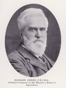 Prominent Men of London: Richard Creed (czarno-białe zdjęcie) autorstwa English Photographer