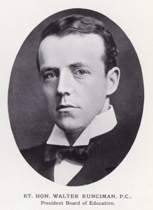 Prominent Men of London: Rt Hon Walter Runciman (zdjęcie czarno-białe) autorstwa English Photographer