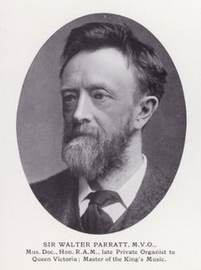Prominent Men of London: Sir Walter Parratt (zdjęcie czarno-białe) autorstwa English Photographer