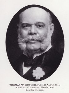 Prominent Men of London: Thomas W Cutler (zdjęcie czarno-białe) autorstwa English Photographer