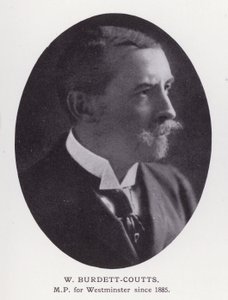 Prominent Men of London: W Burdett-Coutts (zdjęcie czarno-białe) autorstwa English Photographer