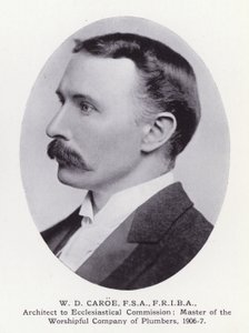 Prominent Men of London: W D Caroe (zdjęcie czarno-białe) autorstwa English Photographer