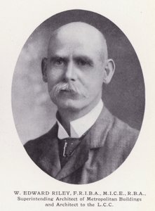 Prominent Men of London: W Edward Riley (zdjęcie czarno-białe) autorstwa English Photographer