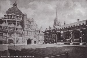 Quadrangle Brasenose College, Oksford autorstwa English Photographer