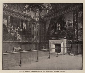 Salon Królowej Anny w Pałacu Hampton Court autorstwa English Photographer