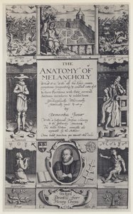R Burton, The Anatomy of Melancholy, wydanie trzecie, J Lichfield for H Cripps, Oxford 1628 (zdjęcie czarno-białe) autorstwa English Photographer