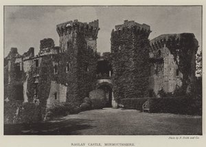 Zamek Raglan, Monmouthshire autorstwa English Photographer