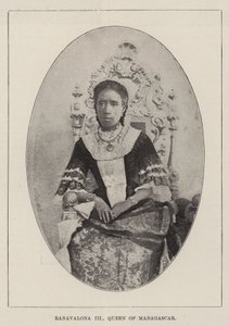 Ranavalona III, królowa Madagaskaru autorstwa English Photographer