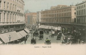 Regent Street, Londyn autorstwa English Photographer