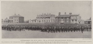 Posiłki dla Republiki Południowej Afryki, 3. Batalion Northamptonshire Regiment autorstwa English Photographer