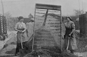Rozdzierające się popiół, fotografie Biura Wojennego, 1916 (fot. bw) autorstwa English Photographer