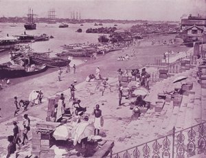 Rzeka Hooghly, Kalkuta autorstwa English Photographer