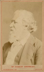 Robert Browning, poeta autorstwa English Photographer