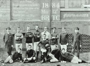 Rosendale Road School: drużyna piłkarska, 1884 autorstwa English Photographer