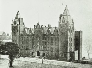 Royal College of Music: na zewnątrz, 1894 autorstwa English Photographer