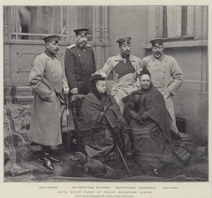 Royal Group podjęta w Palais Edinburgh, Coburg autorstwa English Photographer