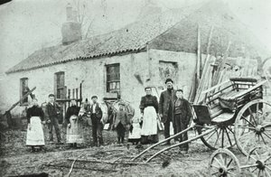 Droga Świętego Gotarda: wiejskie domki, 1880 autorstwa English Photographer