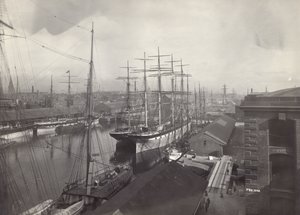 Salthouse Dock, Liverpool, czerwiec 1897 autorstwa English Photographer