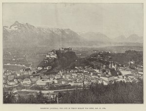 Salzburg (Austria), miasto, w którym urodził się Mozart, 27 stycznia 1756 autorstwa English Photographer