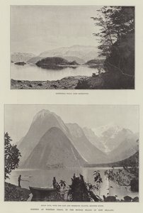 Sceneria Western Otago na środkowej wyspie Nowej Zelandii