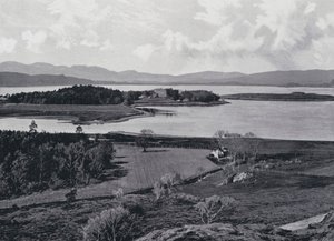 Szkocja: Zamek Dunstaffnage (zdjęcie czarno-białe) autorstwa English Photographer