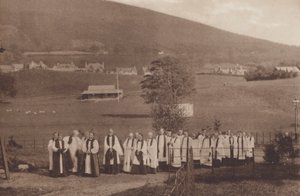 Sedbergh: Procesja biskupów i duchownych autorstwa English Photographer