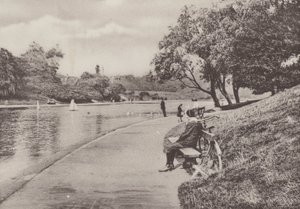 Sefton Park, Liverpool (czarno-białe zdjęcie) autorstwa English Photographer