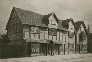 Dom Szekspira, Stratford-on-Avon autorstwa English Photographer