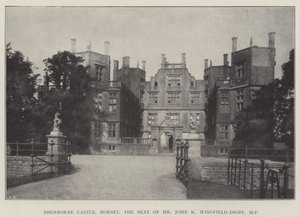 Sherborne Castle, Dorset, siedziba pana Johna K. Wingfield-Digby, MP autorstwa English Photographer