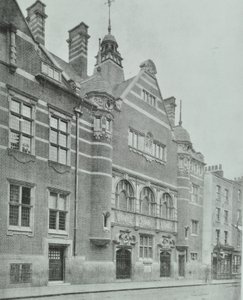 Łaźnie publiczne Shoreditch: zewnętrzne, 1898 autorstwa English Photographer
