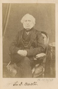 Sir D. Brewster autorstwa English Photographer
