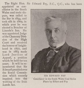 Sir Edward Fry autorstwa English Photographer