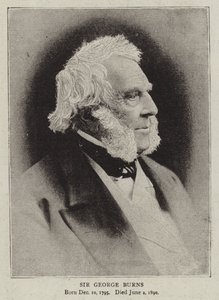 Sir George Burns autorstwa English Photographer