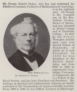 Sir George G Stokes autorstwa English Photographer