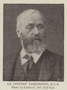 Sir Godfrey Lushington, KCB autorstwa English Photographer
