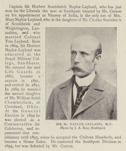 Sir H Naylor Leyland, MP autorstwa English Photographer