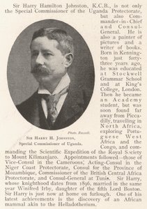 Sir Harry H Johnston, Specjalny Komisarz Ugandy autorstwa English Photographer