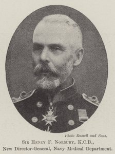 Sir Henry F Norbury, KCB, nowy dyrektor generalny, Departament Medyczny Marynarki Wojennej autorstwa English Photographer