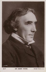 Sir Henry Irving, angielski aktor teatralny autorstwa English Photographer