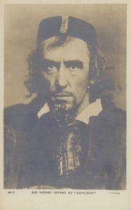 Sir Henry Irving, angielski aktor teatralny autorstwa English Photographer