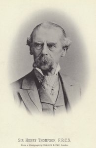 Sir Henry Thompson, FRCS (zdjęcie czarno-białe) autorstwa English Photographer