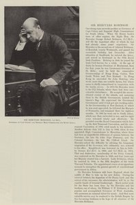 Sir Hercules Robinson, GCMG, gubernator Kolonii Przylądkowej i Imperialny Wysoki Komisarz RPA autorstwa English Photographer