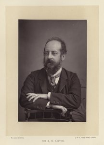 Sir James Dromgole Linton, akwarelista autorstwa English Photographer
