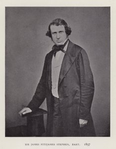 Sir James Fitzjames Stephen, Baronet, 1857 autorstwa English Photographer