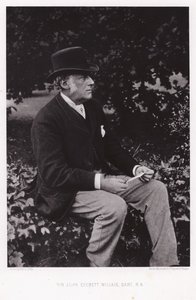 Sir John Everett Millais, angielski artysta autorstwa English Photographer