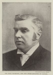 Sir John Thompson, nowy premier Kanady autorstwa English Photographer